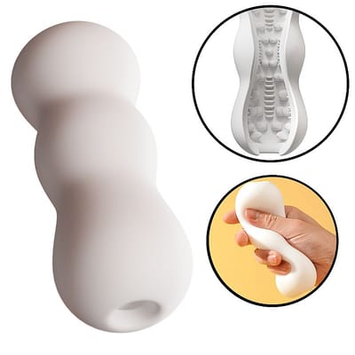 Masturbador em TPE com Nódulos Internos - Trail Orb | 12,5 x 3,2 cm