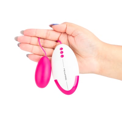 Cápsula Estimuladora de Clítoris com Controle em 12 Modos de Vibração - Meware Vibring Single Egg | 6,2 x 3,1 cm