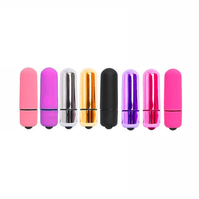 Mini Cápsula Vibratória com Vibração Única - Bullet Vibrating Massager | 5,8 x 1,7 cm | Disponível em 9 Cores