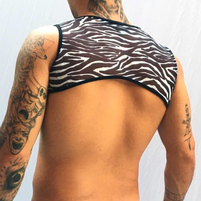 Mini Cropped em Tule Transparente - SD Clothing | Tamanho Único