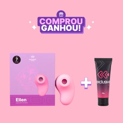 Mini Estimulador Sugador Clitoriano em Silicone com 10 Modos de Pulsação, Recarregável e Resistente à Água - Exclusiva Ellen | Disponível em 5 Cores