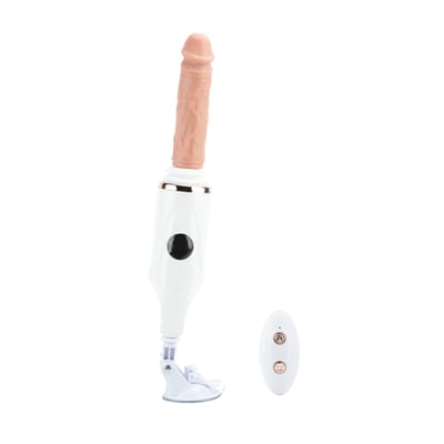 Mini Máquina do Sexo com 2 Penetradores, 10 Modos De Vibração, 6 Movimentos de Vai e Vem, Aquecimento, Tela de Led e Controle Remoto - Lodi Cannon Machine