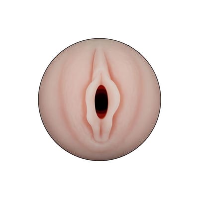 Mini Masturbador Lanterna com Formato de Vagina em TPE e Textura Interna - SI Elettra | 18 x 3 cm