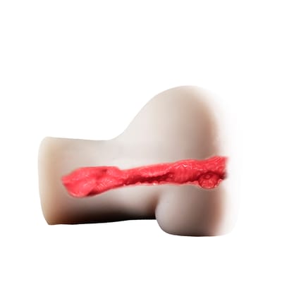 Mini Masturbador em TPE com Vagina Penetrável e Textura Interna - Crazy Lion Busty Butt | 12 x 10 cm