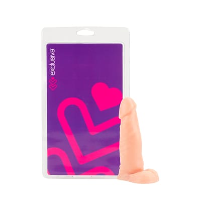 Mini Prótese Realística com Glande Definida e Escroto - Exclusiva | 11 x 3,2 cm
