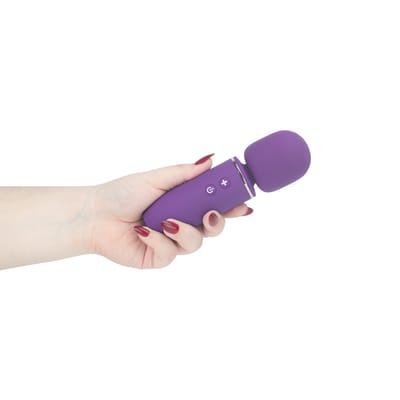 Mini Varinha Mágica Massageadora com 7 Modos de Vibração e 4 de Intensidade - Amzing Toy Walle | 16 x 4,8 cm | Disponível 2 Cores