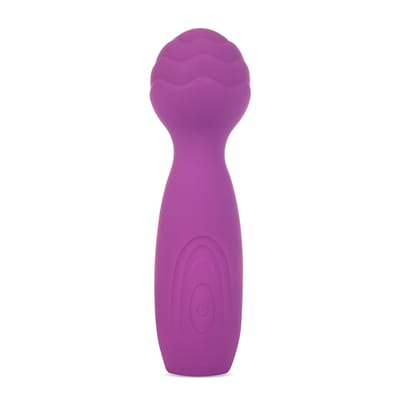 Mini Varinha Mágica em Silicone Aveludado com 10 Modos de Vibração e Carregamento via Cabo USB - Adão & Eva Essence Toys Wanderful