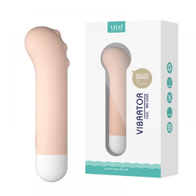 Mini Bullet em Silicone de Toque Suave, 10 Modos de Vibrações e Recarregável - Lilo Bullet Series | 10 x 2,6 cm | Disponível em 2 Cores