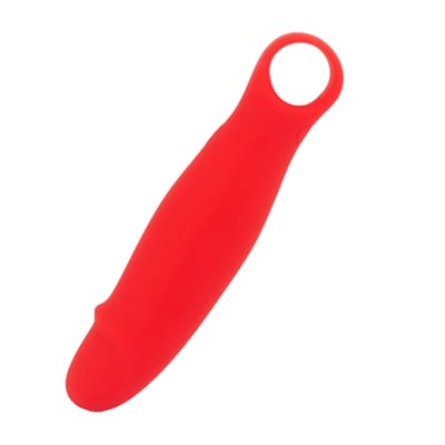 Mini Vibrador em Silicone com 10 Modos de Vibração, Alça, Glande Definida, Resistente à Água e Recarregável - Loyal to Love | 8 x 2,4 cm
