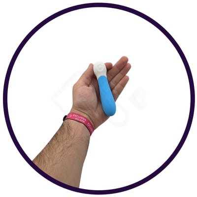 Mini Vibrador em Silicone com 9 Modos de Vibração e Carregamento Via Cabo USB - S-Hande Mini 3 | 7,9 x 2,7 cm | Disponível em 2 Cores