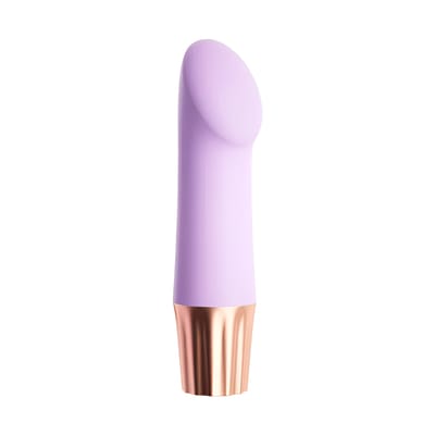 Mini Vibrador em Silicone com Ponta Chanfrada, 10 Modos de Vibrações e Cabo USB - We Love Finger Wand | 8,7 x 2,8 cm