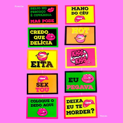Mobile Plaquinhas Decorativas em Neon com Frases - FestaChic
