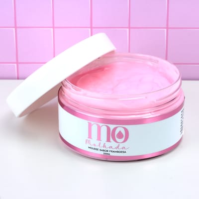 Mousse Hidratante Íntimo e Corporal com Aroma de Framboesa - Pepper Blend Mo Molhada | 200ml