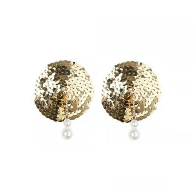 Nipple Cover de Paete Dourado com Strass - Pleasure Dreams