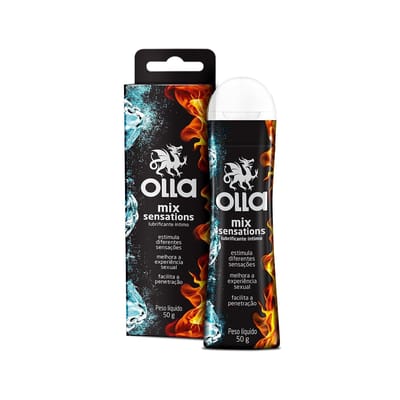 Lubrificante Íntimo com Efeito Quente e Frio - Olla Mix Sensations | 50g