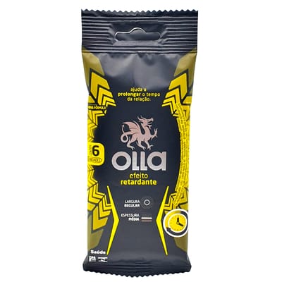 Preservativo com Efeito Retardante - Olla Prolong | 6 Unidades