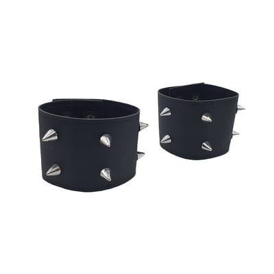 Par de Bracelete Spyke em Couro Sintético - Sexy Fantasy Linha Sado