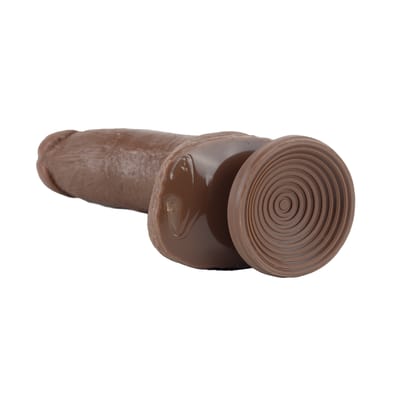 Prótese Peniana Realística em TPE Curvada com Glande Definida, Veias salientes, Escroto e Ventosa - Magic Sexy | 17 x 5,3 cm | Disponível em 2 Cores