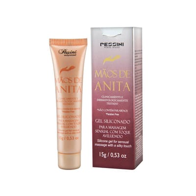 Gel Lubrificante Siliconado com Toque Aveludado - Pessini Mãos de Anita | 15g