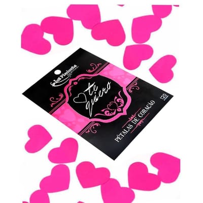 Pétalas Perfumadas em Forma de Coração - La Pimienta Te Quiero | 120 Pétalas | Disponível em 2 Cores e 4 Aromas