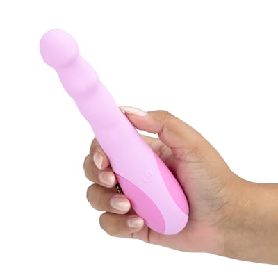 Vibrador Estimulador de Ponto G em Silicone com 5 Modos de Vibração e Recarregável - Plaisir | 11 x 3 cm