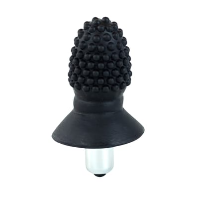Plug Anal Arredondado com Nódulos, Base Achatada e Vibração - Exclusiva Comfortplug