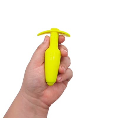 Plug Anal com Compartimento para Lubrificante e Pedra Brilhante na Base - Hard Splash | 9,5 x 3 cm | Disponível em 7 Cores
