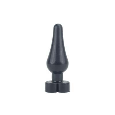 Plug Anal Cônico em PVC com Base Achatada no Formato de Coração - InNamorata Love Items | 10,1 x 3,7 cm
