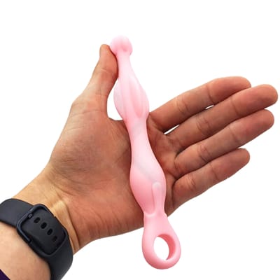 Plug Anal com Formato Anatômico em Silicone - Anatick | 18 x 2,8 cm