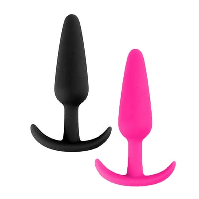 Plug Anal com Formato Cônico e Base em Silicone - Sexy Import | 11,3 x 3 cm | Disponível em 2 Cores