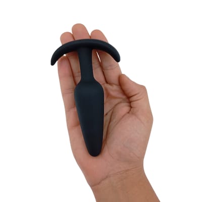 Plug Anal com Formato Cônico e Base em Silicone - Sexy Import | 11,3 x 3 cm | Disponível em 2 Cores