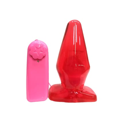 Plug Anal em Formato Cônico com Vibração Multivelocidade e Base de Suporte - Magic Sexy | 12,5 x 5,5 cm | Disponível em 6 Cores