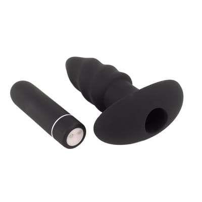 Plug Anal em Formato Espiral com 9 Modos de Vibração, Bullet Interno Removível e Recarregável - S-Hande Lovearrow-2 | 7,5 x 2,9 cm