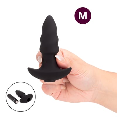 Plug Anal em Formato Espiral com 9 Modos de Vibração, Bullet Interno Removível e Recarregável - S-Hande Lovearrow-2 | 7,5 x 2,9 cm