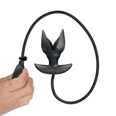 Plug Anal ''G'' Inflável em Silicone com 10 Modos de Vibração e Recarregável - Pretty Love Manson | 8,3 x 4,2 cm