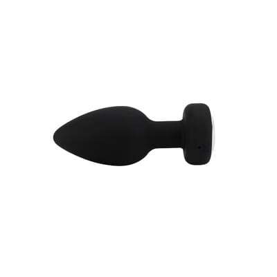 Plug Anal "M" em Silicone, Formato Cônico, 9 Modos de Vibração e Controle Remoto Sem Fio - SI Aiko 2 | 7,4 x 3,3 cm
