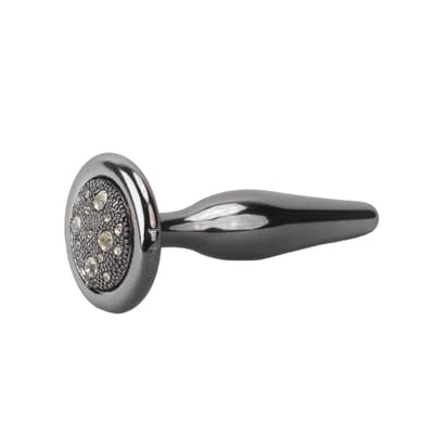 Plug Anal Slim com Pedras Cravejadas na Base by Ana Canziani - Hard | 7,7 x 2 cm | Disponível em 5 Cores