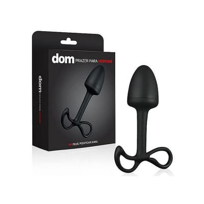 Plug Anal para Pompoarismo com Base de Segurança - Dom P4 | 12 x 4,3 cm
