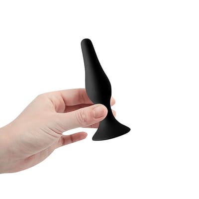 Plug Anal ''G'' em Silicone com Formato Cônico e Base Ventosa - Sexy Import | 10,5 x 3 cm