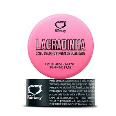 Pomada Adstringente Feminina - Sexy Fantasy Lacradinha | 7,5 Gramas