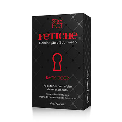 Pomada Dessensibilizante para Sexo Anal com Efeito de Relaxamento - Fetiche Back Door | 6g