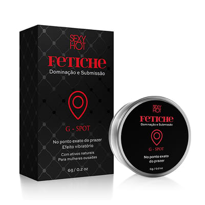 Pomada Excitante Feminino com Efeito Vibratório - Fetiche G-Spot | 6g