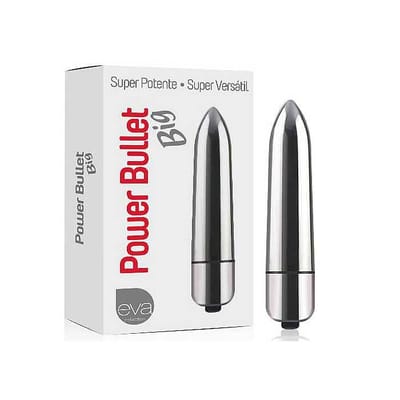 Cápsula Vibratória em Abs e Resistente à Água - Power Bullet Big | 8 x 1,5 cm