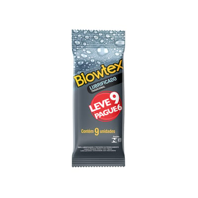 Preservativo Tradicional Lubrificado - Blowtex | Leve 9 Pague 6