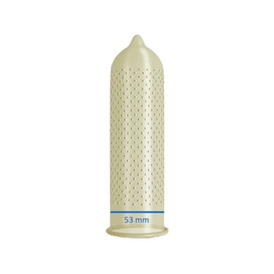Preservativo com Textura Estimulante e Gel Retardante de Ejaculação - Blowtex Orgazmax+