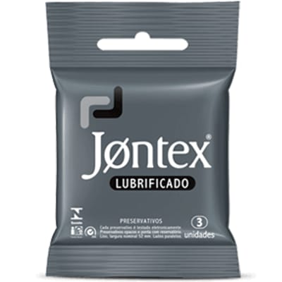 Preservativo Lubrificado - Jontex - 3 Unidades