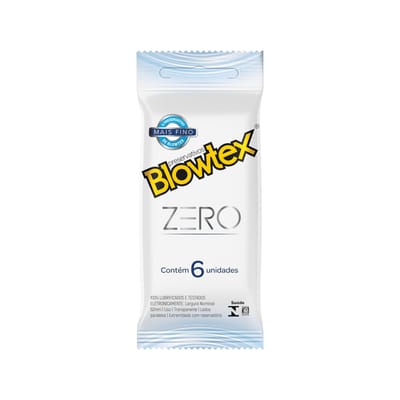 Preservativo Mais Fino - Preservativos Blowtex Zero | 6 Unidades