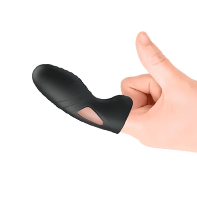 Dedeira Estimuladora de Clítoris em Silicone Macio com Vibração - Pretty Love Alan | 9,7 x 3,3 cm