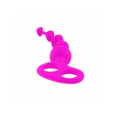 Plug Anal com Nódulos em Tamanho Gradual - Pretty Love Beeds