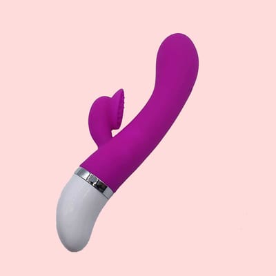 Vibrador Ponto G em Silicone com Estimulador Clitoriano, 30 Modos de Vibração e Resistência a Água - Pretty Love Bert | 18,8 x 3,5 cm